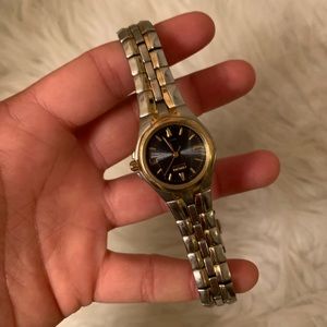 Silver and gold everyday watch